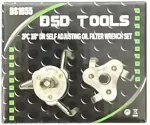 DSDTOOLS 2-osaline 3/8&Prime; ise kohanevate &otilde;lifiltri v&otilde;tmete komplekt DS1655