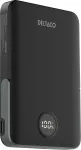DELTACO I&scaron;orinė baterija 5000 mAh , su stoveliu, bevielė, PD 20 W, magnetas, juoda / PB-Q1007 / 1903254