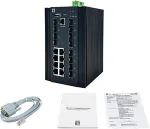 LevelOne Switch 20x GE IGX-2072 8x 1GbE.8x 2.5GbE SFP+ sw