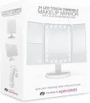 Rio MMFD-WH-EU/1,3 24 LED Touch Dimmable Makeup Mirror, White