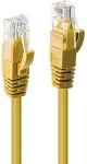 Lindy - Patch-Kabel - RJ-45 (M) - RJ-45 (M) - 3,0m - UTP - CAT 6 - gepresst, verseilt, glatt - Gelb (48064)