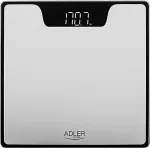 Adler AD 8174s Rectangle Silver Electronic personal scale