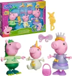 PEPPA PIG m&auml;ngukomplekt Peppa ja s&otilde;brad kost&uuml;&uuml;midega 3-pakk 15 cm