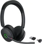 YEALINK BH74 UC USB-C/A Juhtmevaba peakomplekt Kontor/k&otilde;nekeskus USB Type-C / USB Type-A Bluetooth Black