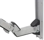 Ergotron StyleView Sit-Stand Combo Extender - Short - Montagekomponente (Verl&auml;ngerungsarm, Wandhalterung mit F&uuml;hrungsschiene, Armabdeckung) - Polished Aluminum, hochwertiger Kunststoff - Silber (97-858-026)