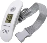 Kaalud Adler | Travel Luggage Scale | AD 8189 | Maximum weight (capacity) 40 kg | Accuracy 100 g | White