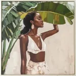 Home4you Maal raamiga FAMOUS 82,5x82,5cm, "Rihanna"
