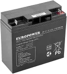No name Europower Akumulator 12V 17Ah AGM Europower EP17-12