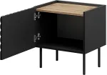 Cama MEBLE ONDA bedside table 2 pcs. 50x40x54 black
