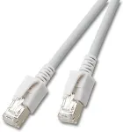 EFB-Elektronik EFB RJ45 Patchkabel Cat.6A S/FTP FRNC VC LED grau 20m