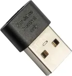 GN Audio JABRA USB C ADAPTOR USB C FEMALE TO USB A MALE.