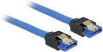 DLC DELOCK Kabel SATA 6 Gb/s Buchse gerade > SATA Buchse gerade 50cm blau mit Goldclips