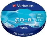 Toorikud VERBATIM CD-R Verbatim DL 700MB 52x Extra protection 10-spindle RETAIL