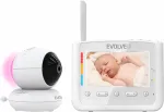 EVOLVEO NL4, baby video monitor with night light and rotating camera