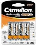 Camelion | AA/HR6 | 2500 mAh | Rechargeable Batteries Ni-MH | 4 pc(s)