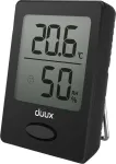 DUUX | Sense | Black | LCD display | Hygrometer + Thermometer