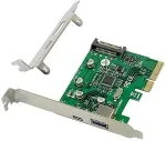 No name CONCEPTRONIC 4xPCIe3.0 Card USB-C/-A3.2 Gen2 10Gbps