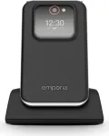 Mobiiltelefon Emporia emporiaJOY (V228), LTE/4G, (V3), suurte nuppudega klapptelefon, black