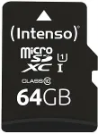 M&auml;lukaart Intenso UHS-I Performance 64 GB microSDXC, memory card (black, UHS-I U1, Class 10)