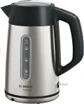 Veekeetja Bosch | Kettle | DesignLine TWK4P440 | Electric | 2400 W | 1.7 L | Stainless steel | 360&deg; rotational base | Black/Stainless Steel