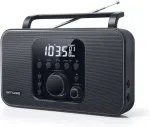 MUSE | Radio | M-091R | Alarm function | AUX in | Black