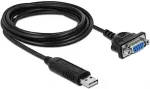 DELOCK USB 2.0 zu Seriell RS-232 Adapter mit Steckergeh&auml;use