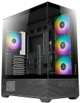 Korpus AZZA Gaming PC Geh&auml;use Tiara 501B ATX 4x ARGB USB-C Schwarz
