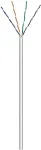 Wentronic goobay - Bulkkabel - 305,0m - UTP - CAT 6 - rund, verseilt - Grau (93885)