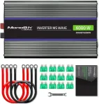 QOLTEC Monolith 6000 MS Wave Voltage Converter | 12V to 230V | 3000/6000W | USB