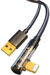 Joyroom m&auml;ngukaabel Lightning (kaldus) - USB (sirge) kaabel 2.4A, 480mb/s, 1.2m, Black (S-UL012A6)
