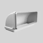 Elica Hood accessory CURVA RETTANGOLARE VERTIC.90 deg