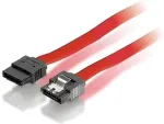 Equip SATA-Kabel 7-Pin->7-Pin abgewink. 3Gbps 0.50m rot PVC Polybeutel