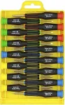 DELTACOIMP Precision chisel kit, 15 chisels, grooves / philips / torx / hex / VK-250