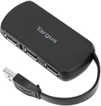 Targus 4 PORT USB 2.0 HUB BLACK .