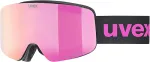 Uvex pwdr FM winter sport goggles Black Unisex Pink Spherical lens