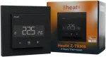 Heatit Termostat Z-TRM6 Black Matt Z-Wave Thermostat 3600W 16A 868,4 Mhz