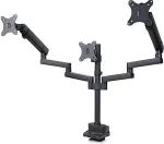 Startech .com Monitortischhalterung, 3x 27 in Monitore, VESA 75x75/100x100 - Befestigungskit - einstellbarer Arm - f&uuml;r 3 LCD-Anzeigen