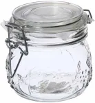 Tammer Brands S&auml;ilituspurk kaanega, 0,5L, l&auml;bipaistev klaas