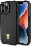 Ferrari | FEHMP15XPTEK | Back Cover | iPhone 15 Pro Max | Apple | Artificial leather | Black