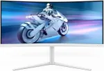 Monitor PHILIPS | 34M2C5501A/00 | 34 " | VA | WQHD | 21:9 | 180 Hz | 1 ms | 3440 x 1440 pixels | 300 cd/m&sup2; | HDMI ports quantity 2 | White