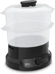 Tefal Minicompact VC139810 steam cooker 2 basket(s) Freestanding 800 W Black