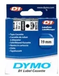 DYMO LabelWriter - D1 Etiketten Glanzband - 19 mm x 7 m - Schwarz auf Wei&szlig; - (S0720830)