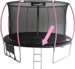 No name Osłona na sprężyny do Trampoliny Sport Max 8ft Czarno-R&oacute;żowa