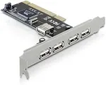 Logilink | 4+1-port USB 2.0 | PCI