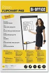 Bi-Office Tahvlipaberiplokk 95 x 65 cm, 50 lehte, valge