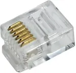 Logilink Modular Plug RJ12 6P6C unshielded, 100 pcs.