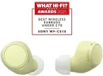 SONY WF-C510 Headset True Wireless Stereo (TWS) In-ear Calls/Music/Sport/Everyday Bluetooth Yellow