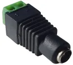 Wantec Adapter 5,5mm Hohlbuchse auf Schraubklemmen