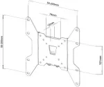 TECHly Wall mount for TV LCD/L ED 13-37inch 35kg VESA