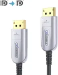 No name Kaabel PureLink FiberX FX-I260-010 DisplayPort 10 m Black, Silver